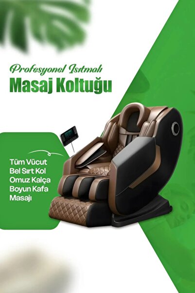 EN SİGA Tüm Vücut Bel Sırt Kol Omuz Kalça Boyun Kafa - Isıtmalı Profesyonel Masaj Koltuğu