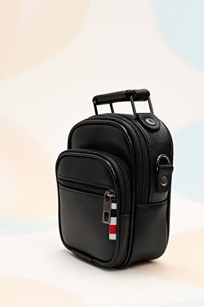 Newish Polo Сумка через плече листоноші в клітинку зі штучної шкіри - міні-розмір економічна