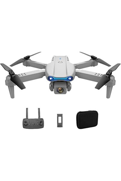 Generic E88 PRO Foldable Drone with 4K HD Dual Camera, Obstacle Avoidance, Height Keep, black