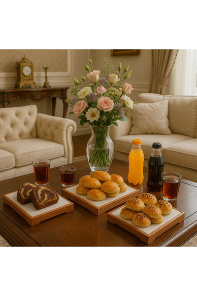 Fiyakalı Ürünler Atölyesi Ahşap Standlı Mermer Sunum,Doğrama Tahtası,Peynir Tabağı,Dekoratif Tepsi,Organizer