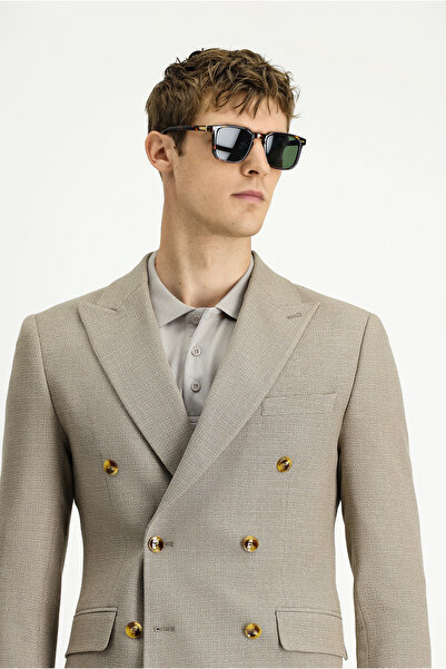 Kiğılı Сlim Fit Обтягуючий крій з візерунком Круазе піджак