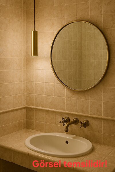 Bozyaka Aydınlatma Serena Dekoratif Metal Tekli Sarkıt Eskitme Kaplama Modern Avize (GÜNIŞIĞI LED AMPUL DAHİLDİR.)