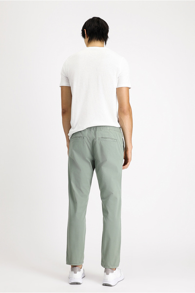 Kiğılı Καναπές Lycra Canvas / Chino Παντελόνι με κανονική εφαρμογή με ελαστική μέση