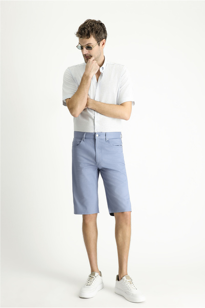 Kiğılı 6 قطع من شورتات برمودا ذات المقاس العادي والقص القياسي قطن قطعة