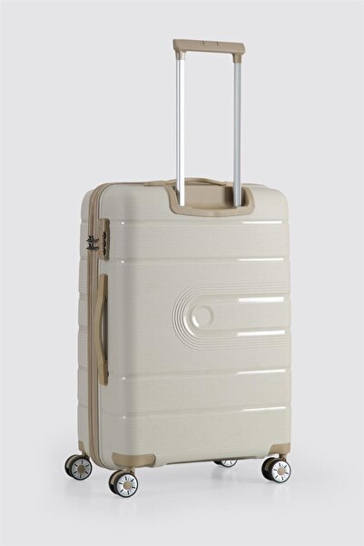 ÇÇS Ultra Hafif Polipropilen Kırılmaz Büyük Boy Valiz