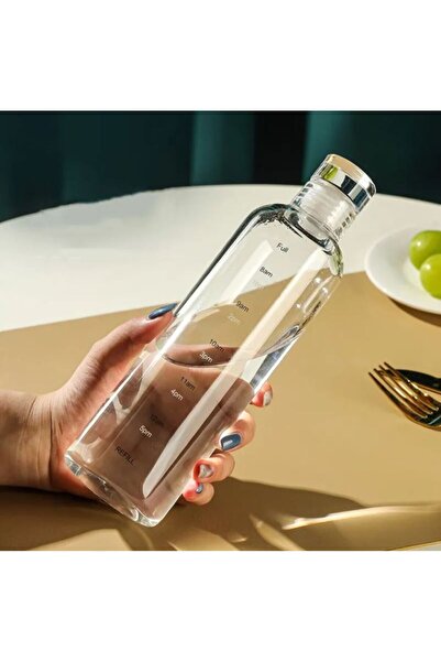 Vovo Concept Kapaklı Cam Matara/Suluk 750ml