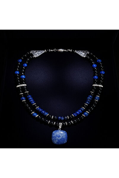 Asteria Elite Oniks Lapis Kolye,ruhunuzu Besleyen Bilgelik Ve Nazar Koruması