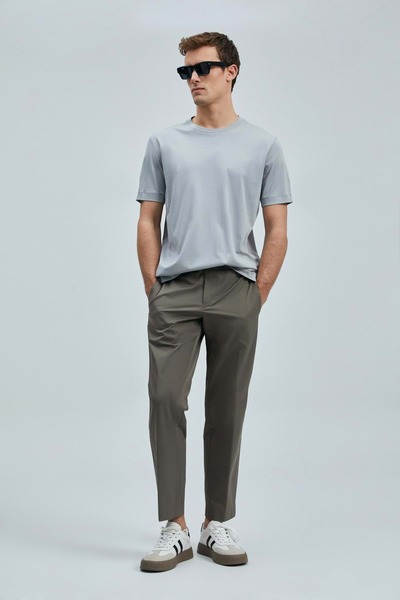 Lufian 111020262 Ανδρικό μπλουζάκι Basic Bran Ανδρικό T-Shirt ΓΚΡΙ