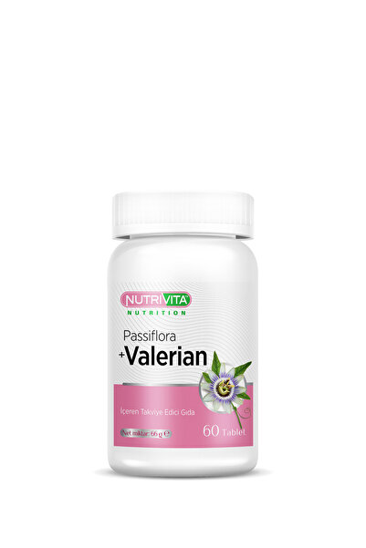 Nutrivita Nutrition Passiflora Valerian 60 Kapsül