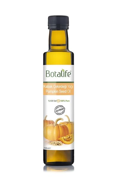 Botalife Kabak Çekirdeği Yağı 250 Ml ( Soğuk Pres) %100 Saf Kabak Çekirdeği Yağı