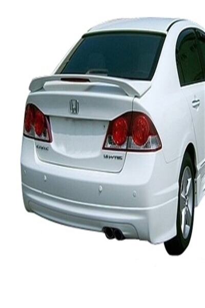 SPOYLERCENTER Honda Cıcıv Uyumlu 2007-2011 Fd6 Işıklı Spoyler Spoiler BOYASIZ