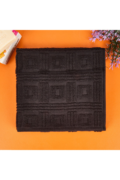 Evidea Soft Premium Kybele Face Towel - Black - 45X65 cm