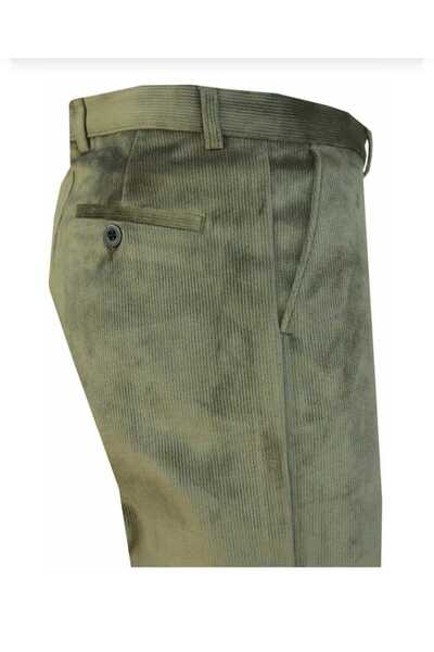 şalvarcı Men's Texture Soft Velvet Trousers