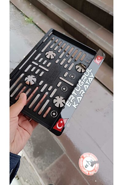 Arzuca Konsept Motorsiklet Plakalığı - İsme Özel | Türk Bayraklı - Kişiye Öze...