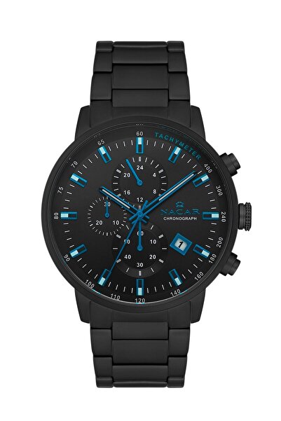 Nacar SPOR SİYAH ERKEK KOL SAATİ NC34-29B257-BBUM