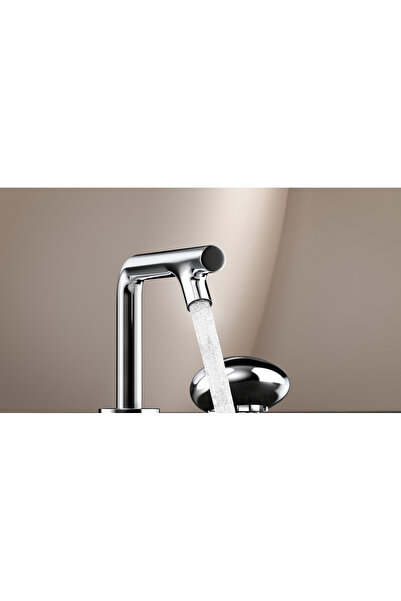 VitrA İstanbul A42304 Lavabo Bataryası, 2 Delikli Lavabolar için, Krom