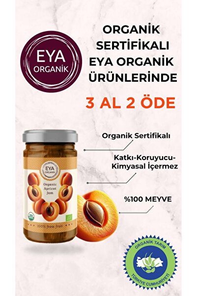 EYA ORGANİK ORGANİK ELMA PÜRESİ (BEBEK EK GIDASI) 100 GR CAM KAVANOZ X 3 ADET