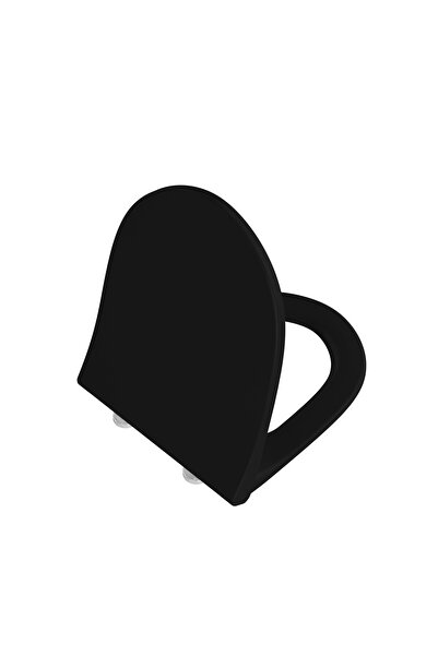 VitrA Sento 130-483R009 İnce Klozet Kapağı, Mat Siyah