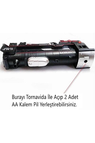 Brother Toys Pilli Işıklı Rayların Kralı Oyuncak Tren Seti Ekspres 13 Parça