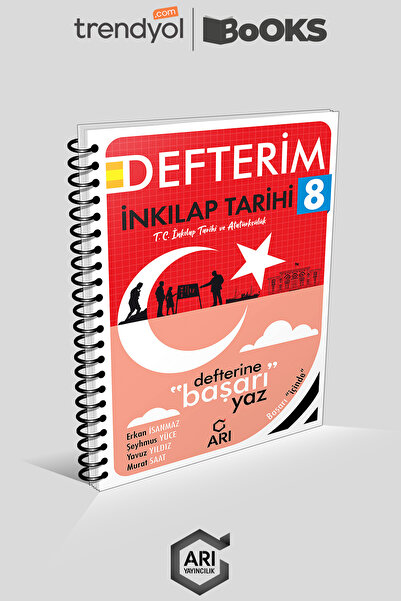 Arı Yayıncılık 8.Sınıf İnkılap Tarihi Defterim *Güncel Baskı