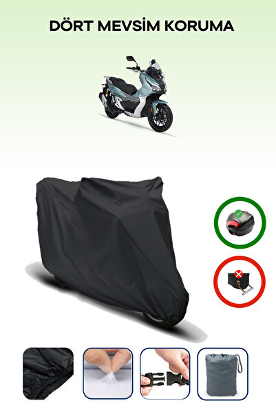 Breen Rks Freccia 150 Siyah MOTOSİKLET BRANDASI ARKA ÇANTA UYUMLU