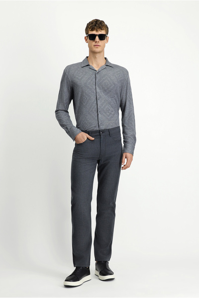 Kiğılı Regular Fit Yünlü Klasik Kumaş Pantolon