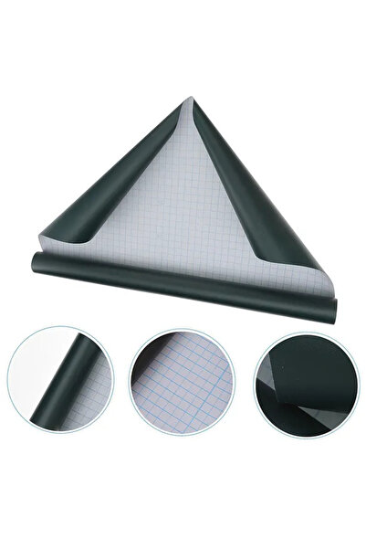 Factorial Çocuk Yazı Tahtası 45x100cm Silinebilir Kara Tahta Renkli Tebeşir Hediyeli Yapışkanlı