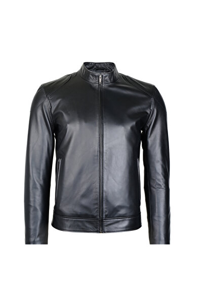 Desa Manlio Siyah Erkek Deri Mont