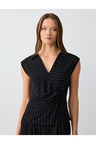 Jimmy Key Black Blouse