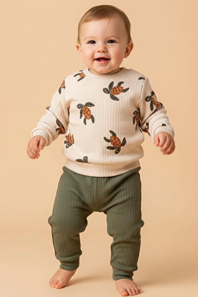 Tuabella %100 Pamuk 2'li Bebek Takımı