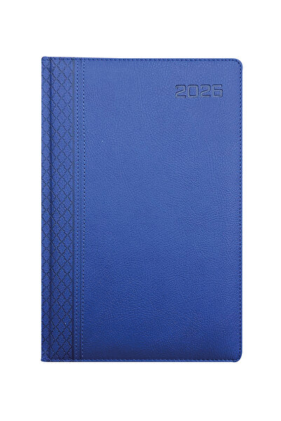 KILAVUZ REKLAM 16x24 Cm Termo Deri Günlük 2026 Ajanda Lacivert
