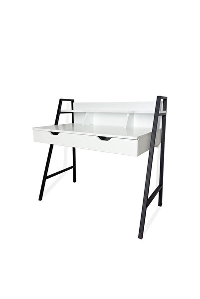 benim odam Cross Çalışma Masası (Beyaz + Siyah)