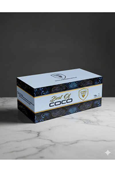 MAC SHISHA Mac Coco Premium Kömür 1 KG Hindistan Cevizi Kabuğundan 1. Sınıf N...