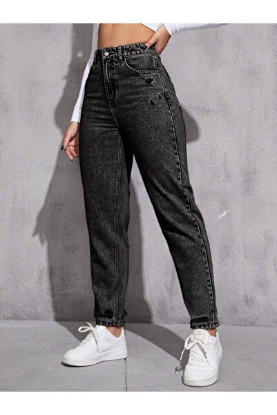 Noxter ЖІНОЧІ ДЖИНСОВІ ШТАНИ З ПРИТЕСНЕНИМИ КОЛАНАМИ