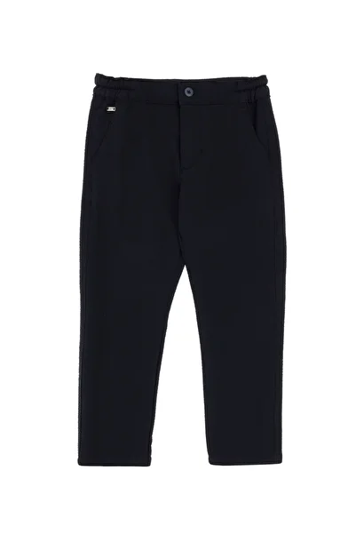 U.S. Polo Assn. Boy's Navy Blue Canvas Trousers 50305940 -Vr033