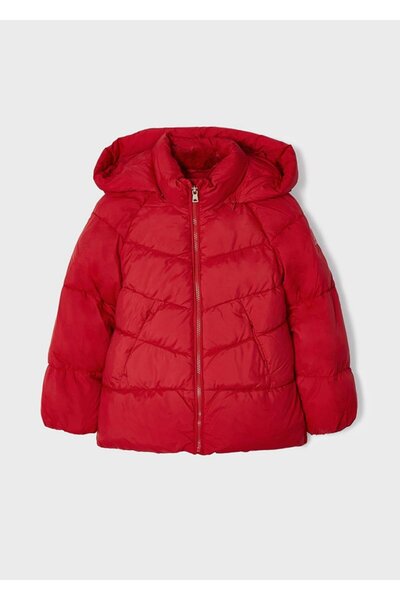 MAYORAL 2-9 Yaş Kız Çocuk Okul Mont Kırmızı
