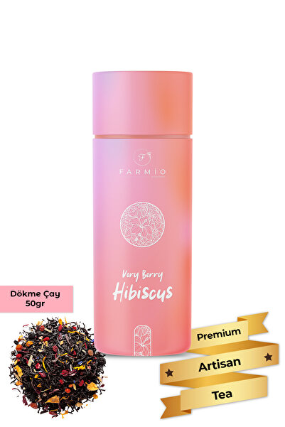 FARMİO VERY BERRY HIBISKUS – 50gr – Frenk Üzümü, Böğürtlen, Hibiskus
