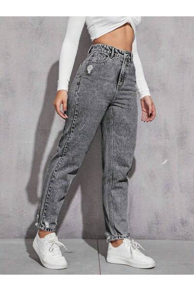 Noxter DÁMSKÉ DŽÍNOVÉ KALHOTY S OBLIČEJEM