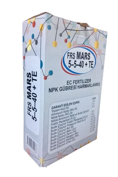 Frs Mars 5.5.40 + Te Bitki Ve Çiçek Besini Npk Gübresi 1 Kg (orkide, Çiçek, M...