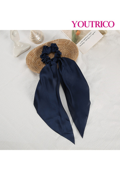 Youtrico قطعة واحدة من فيونكة الساتان، مشبك مطاطي، مشابك شعر، أربطة شعر مرنة ...