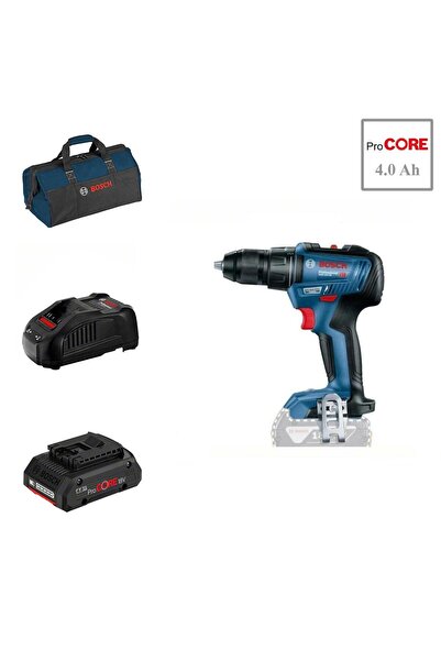 Bosch GSR 18V-50 1x4 Ah. ProCORE Akülü Vidalama Bez Çantalı