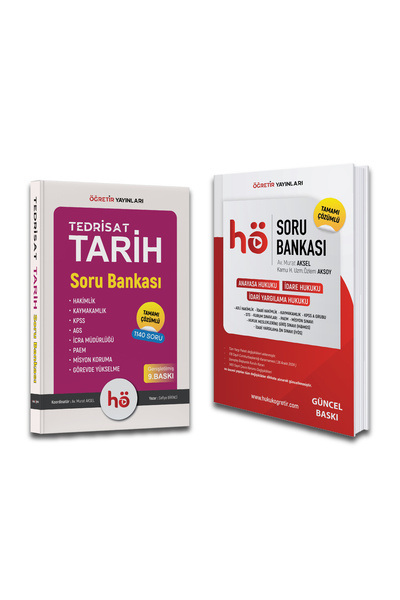 hukuk öğretir 2026 Kaymakamlık - Hakimlik- Kpss - Paem-misyon Koruma Tedrisat Tarih S. Bankası -hö Soru Bankası