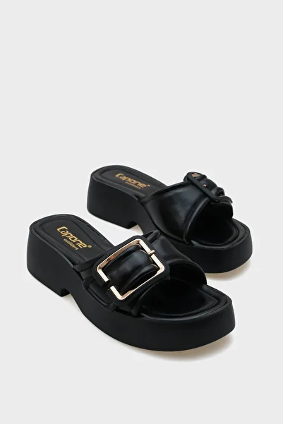 Capone Outfitters Papuci confort pentru femei Mia, cu toc cu pană, cu o singură curea