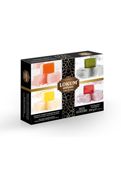 Lokum Atölyesi Karışık Aromalı Lokum 350g (Bodrum Mandalina & Gül & Nane)
