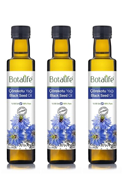 Botalife Çörekotu Yağı %100 Saf 250ml X 3 Adet - Ekonomik Set
