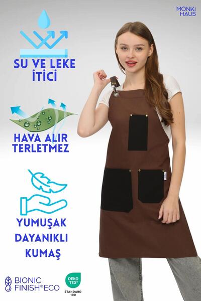 Monki Haus Cafe, Barista, Kuaför, Mutfak, Chef, Şef, Ressam Ve Çiçekçi Önlükl...