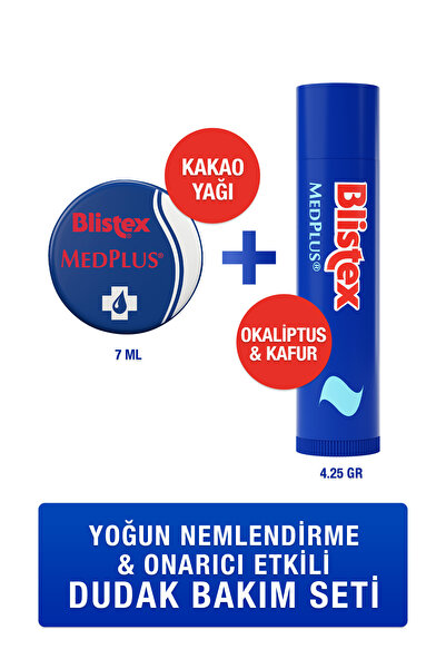 Blistex Kuruyan Ve Çatlayan Dudaklara Yoğun Bakım Medplus Stick Kavanoz