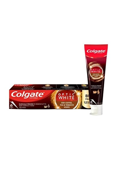 Colgate Optic White Kahve, Çay ve Tütün Kullananlar İçin Diş Macunu 125 ml