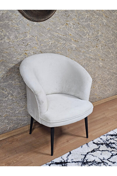 ZAFİR Tekli TEDDY Siyah Boyalı Sivriltme Ayak Çay Seti Koltuk Tekli Berjer , ...