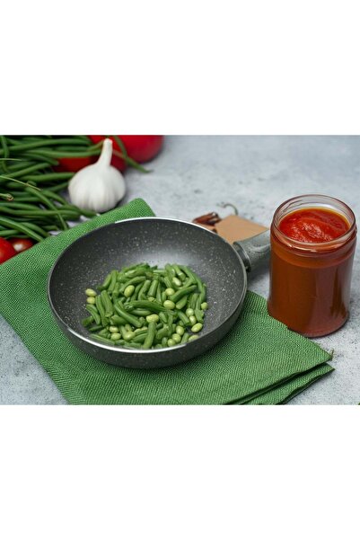 Doğuş Mutfak مقلاة مطلية بالجرانيت بمقبض واحد مقاس 30 سم